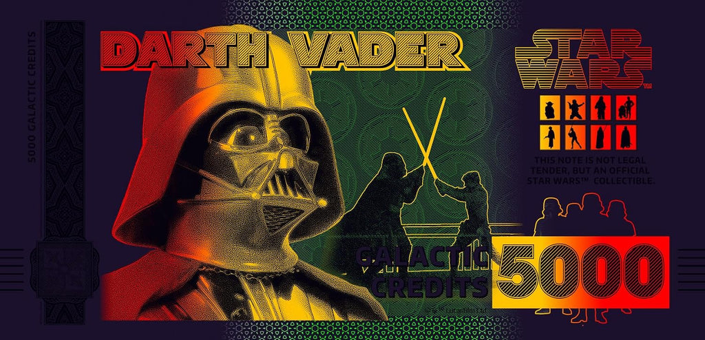 FANTASY CLUB Star Wars Original Darth Vader Trilogie | Offizielles Merchandising | Limitierte Auflage mit goldenem Hologramm und UV-Effekten
