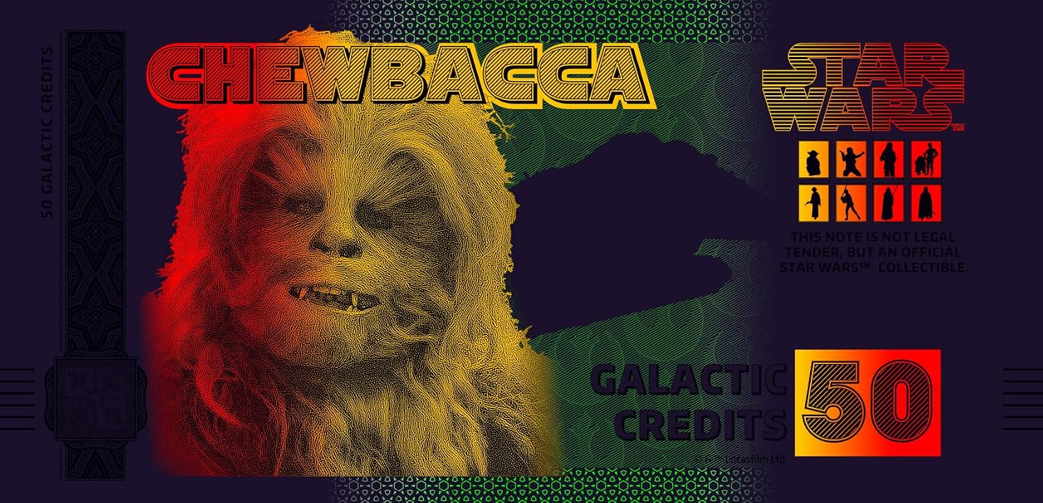 FANTASY CLUB Star Wars Original Chewbacca Trilogie | Offizielles Merchandising | Limitierte Auflage mit goldenem Hologramm und UV-Effekten