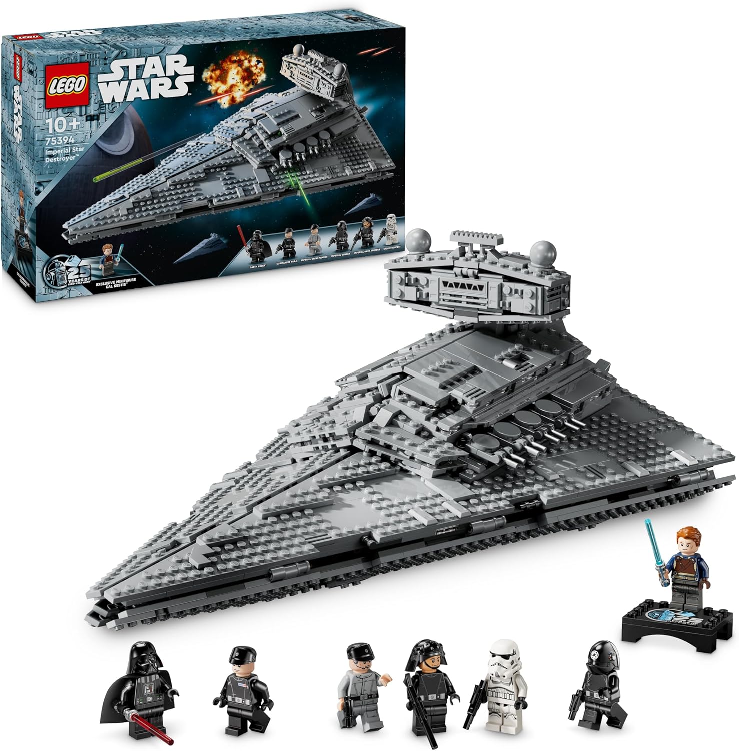 LEGO Star Wars 75394 Imperial Star Destroyer – Spaceship Toy with Detailed Interior and 7 Minifigures – Birthday Gift for Boys Ages 10 and Up and Adult Fans