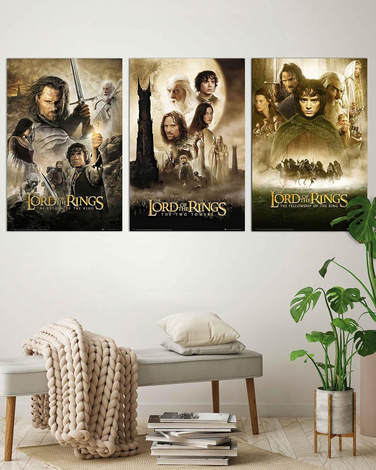 Herr der Ringe Posterset 3 Filmplakate 61 x 91,5 cm