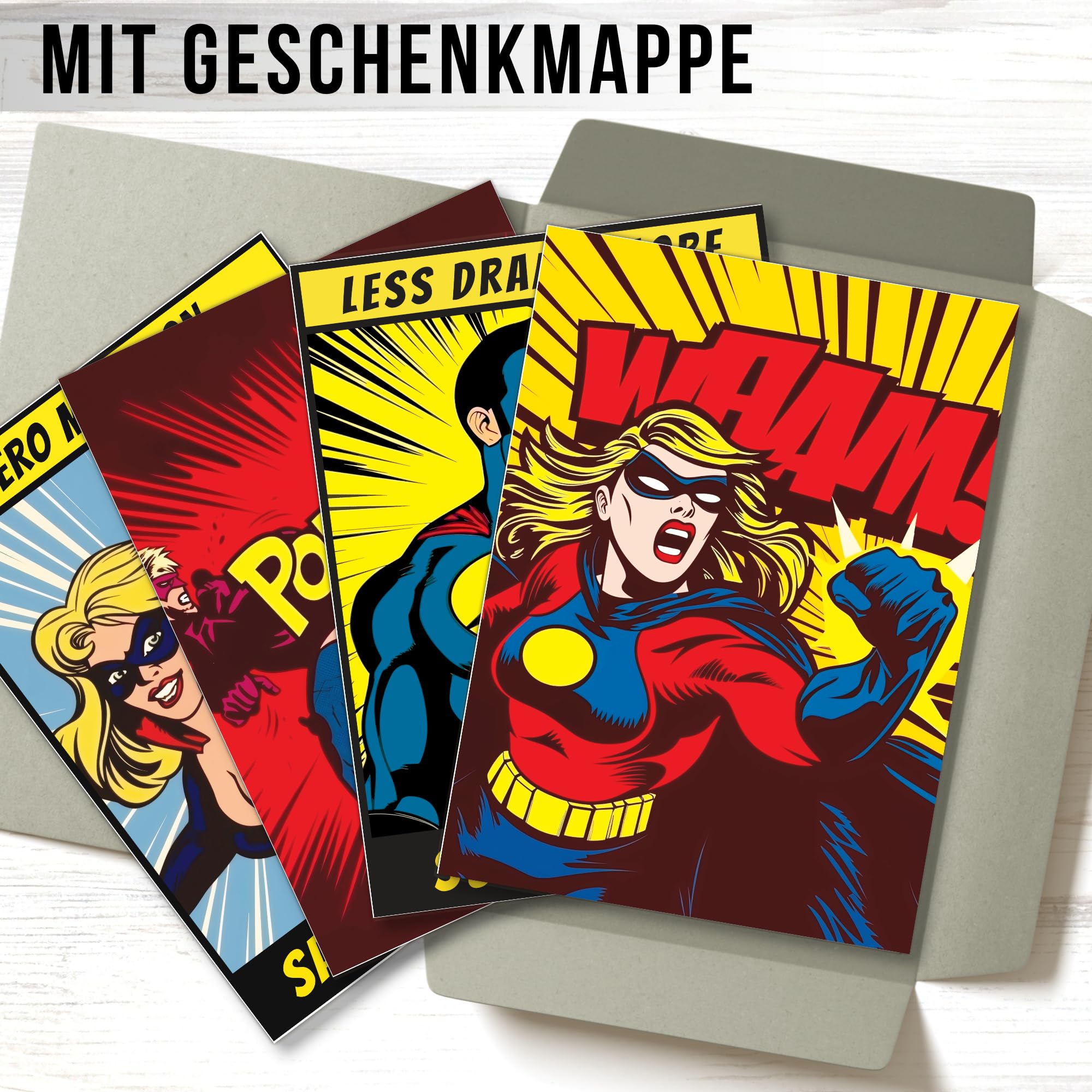 mojoliving Gaming Zimmer Deko Bilder | Poster Wand für Gamer Jugendzimmer | Set mit Neon Sign Motive | Coole Geschenke für Gamer | Zocker Bilder Wand | Neon Wandbild