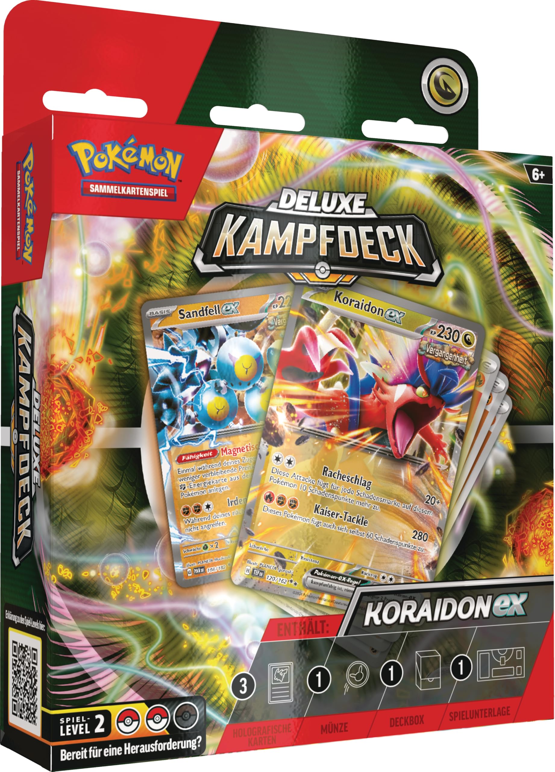 Pokémon-Sammelkartenspiel: Deluxe-Kampfdeck Zapdos-ex (sofort spielbares Deck mit 60 Karten & Zubehör)