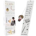 Harry Potter Lesezeichen Metall mit Anhänger, Schön Lesezeichen Kinder, Erwachsene und Lehrer, Magisches Thema Bücher Zubehör, Geschenke für Buchliebhaber (Silber/Gold)