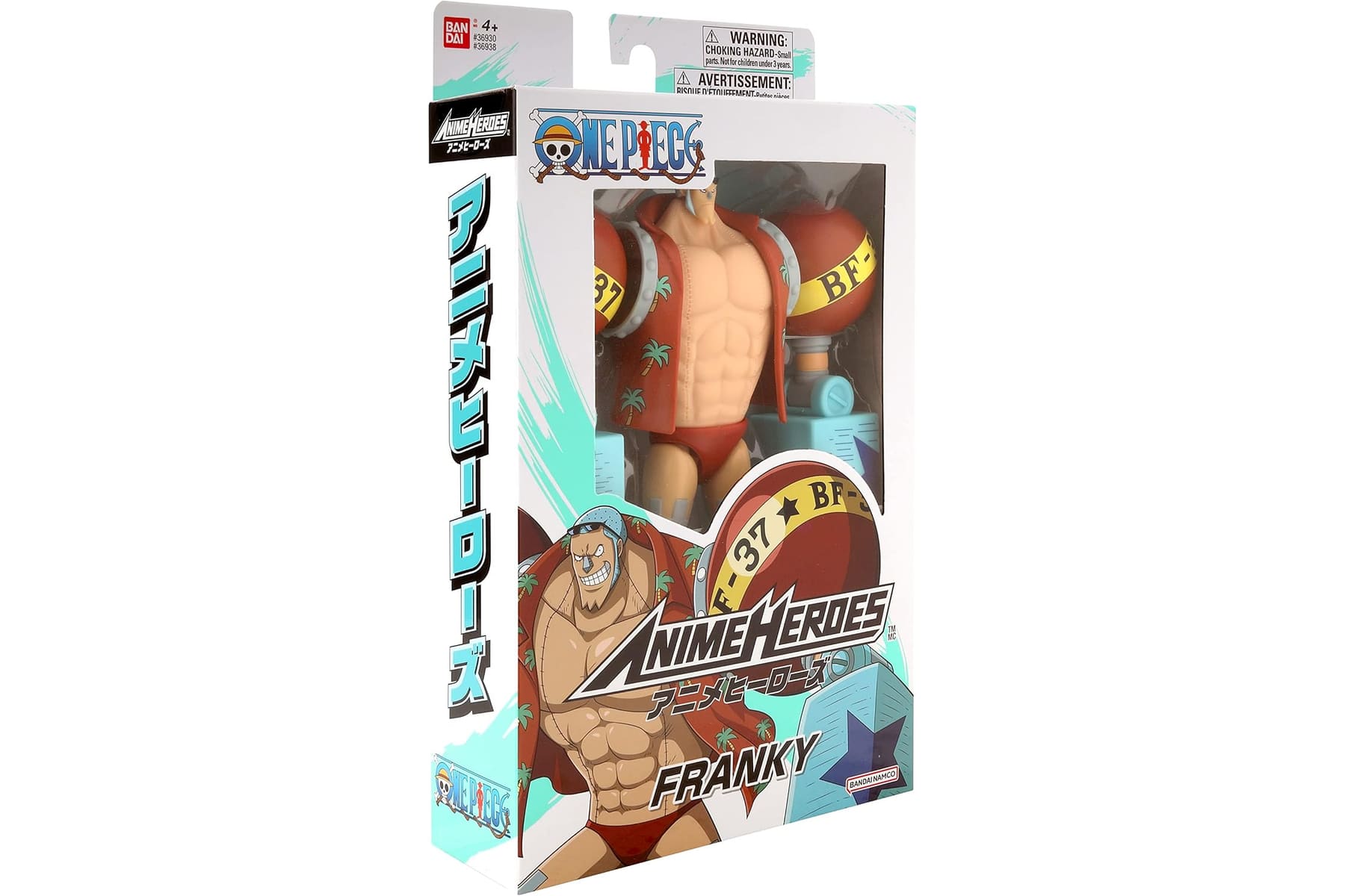 BANDAI – Anime Heroes – One Piece Figur – Lorenor Zorro 17 cm Three Sword Style – Offizielle Lizenz One Piece – Bewegliche Manga Figur Zorro 3 Schwerter – Spielzeug für Kinder ab 4 Jahren – 37052