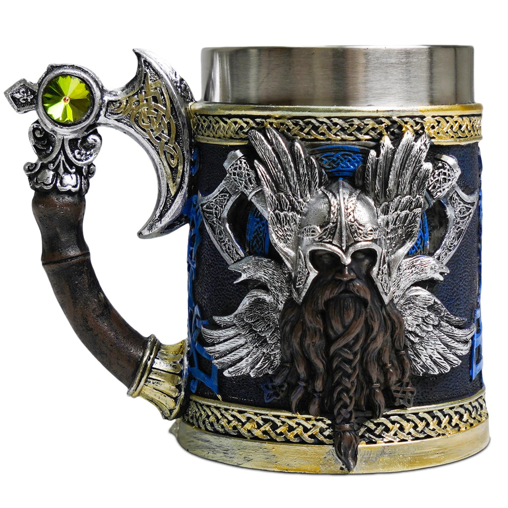 ZONSUSE Mittelalter Drache Kelch, Gotischer Drachen Kelch, Flugsaurier Edelstahl Weinkelch, Roter Drache auf Kreuzsockel, Magischer Dragon Goblet,Idee Geschenk für Fantasy Fans 200ml (Rot Goblet)