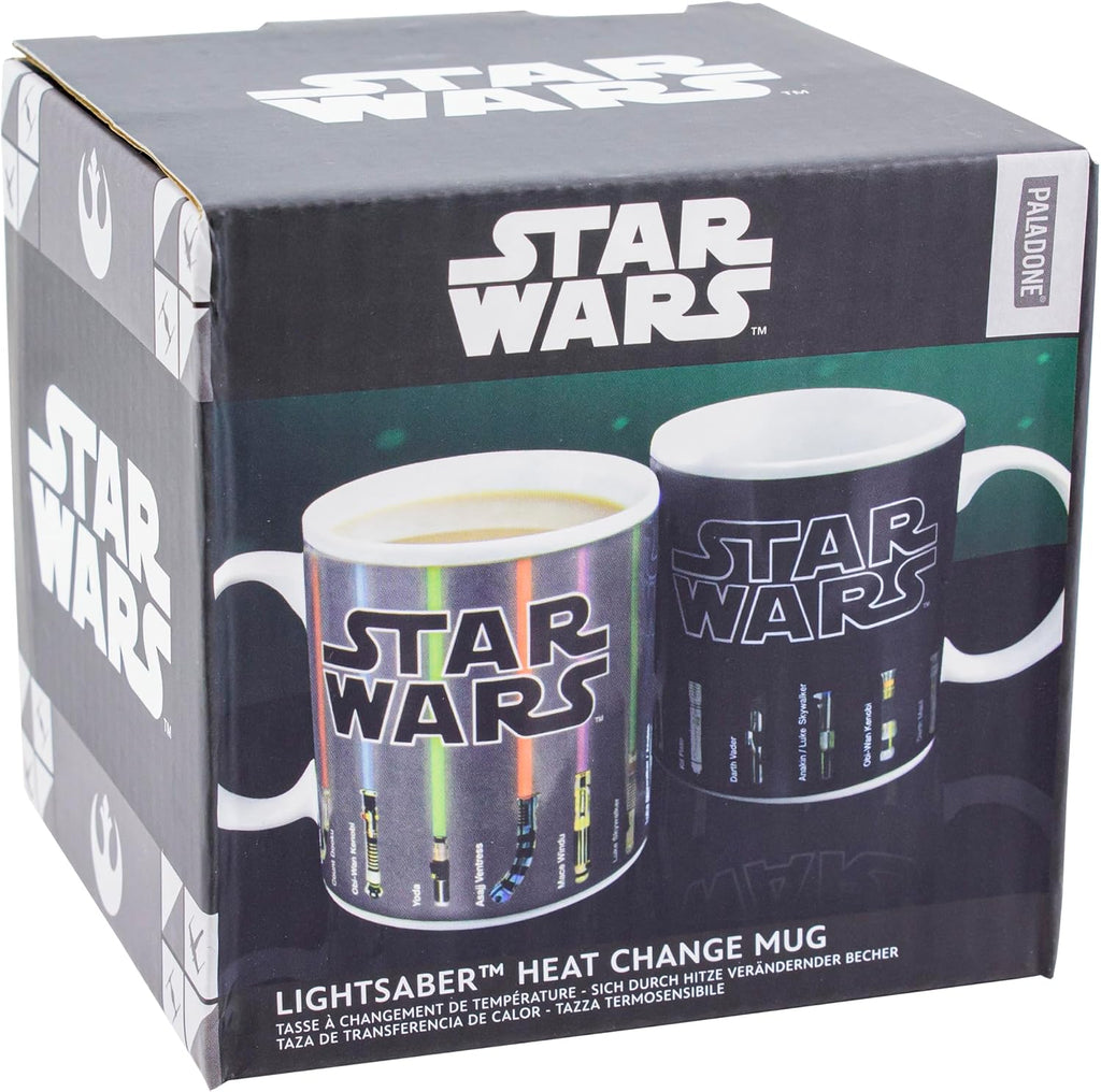 Paladone Star Wars Lichtschwert Farbwechsel Becher 290ml, mehrfarbig, PP3699SW
