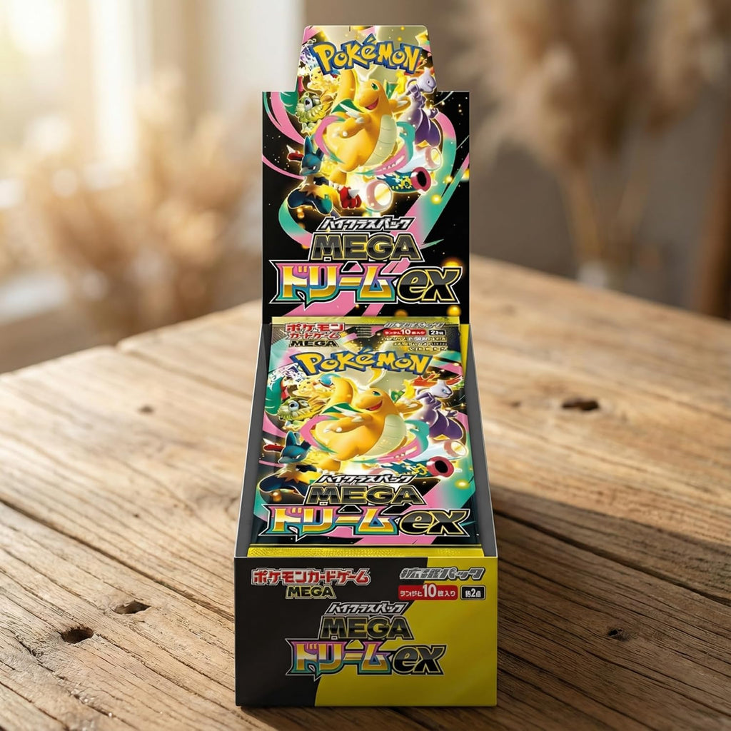 Pokémon Mega Dream EX High-Class Display M3 (JPN) – 10 Booster Packs – Japanische Original-Edition – Mega-Pokémon EX & seltene Karten – Neu & OVP – High-Class Booster Display