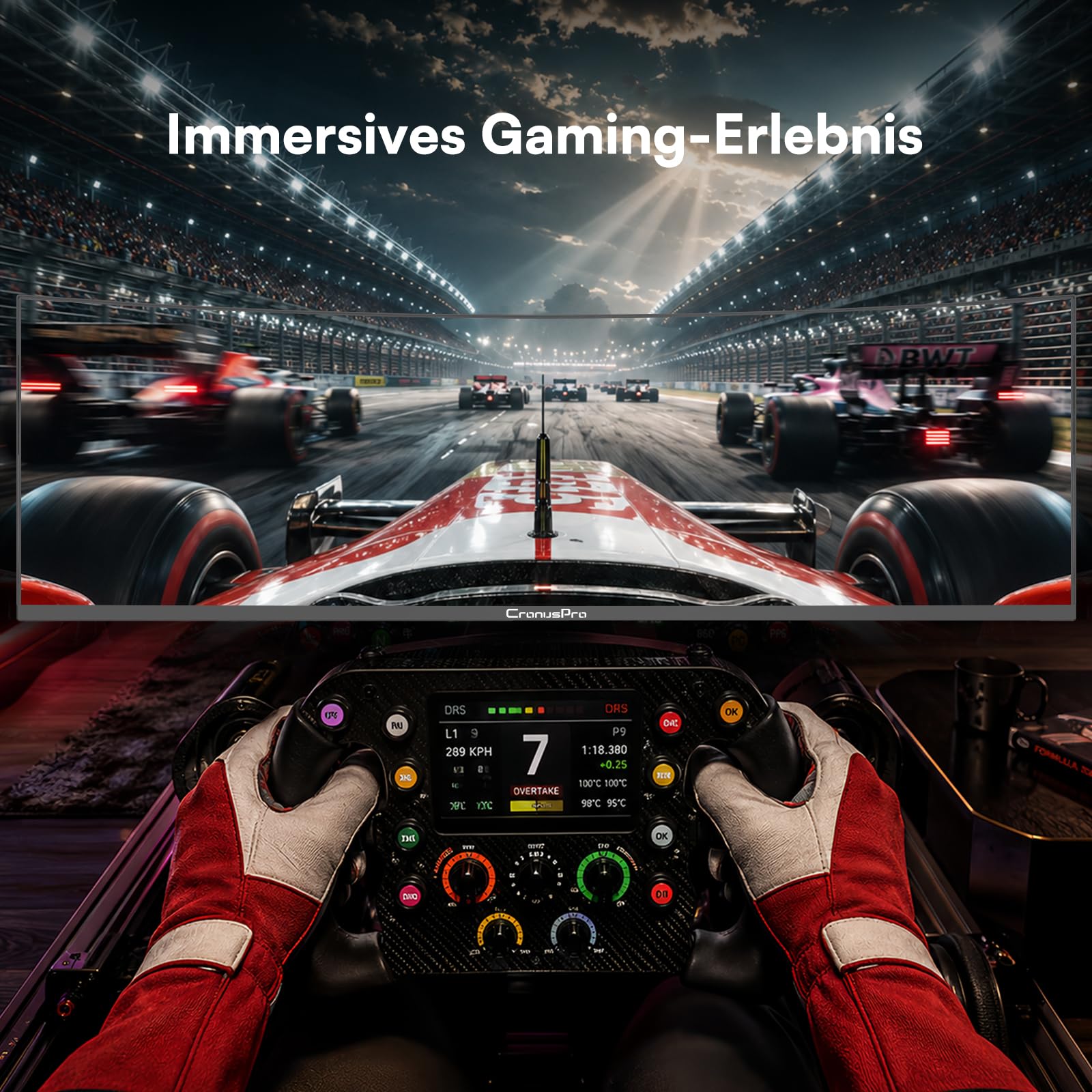 34 Zoll Ultrawide Curved Gaming Monitor, 165Hz, 1ms MPRT, UWQHD