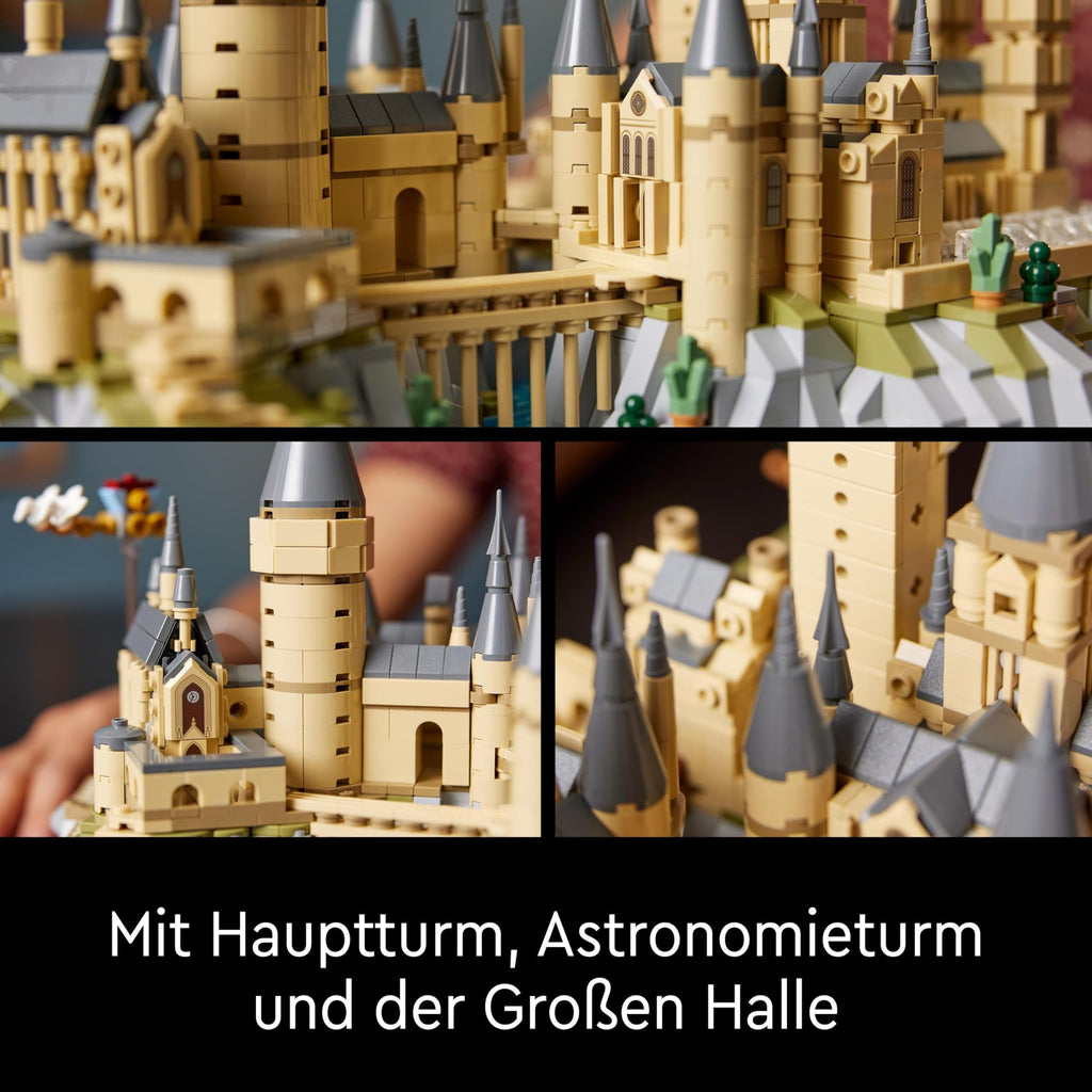 LEGO Harry Potter Hogwarts Castle and Grounds - Collectible Set for Adults including Main Tower & Astronomy Tower, Chamber of Secrets & Architect Minifigure - 76419