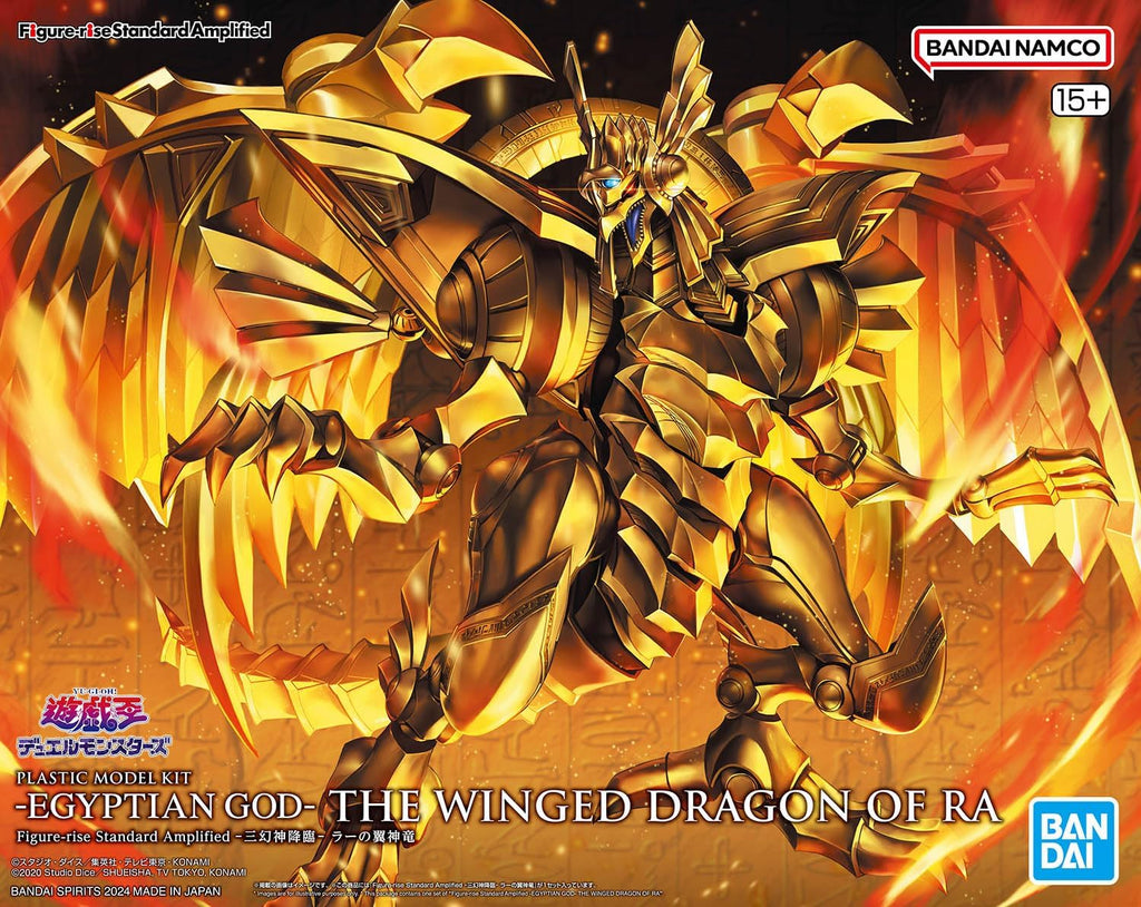 Bandai Hobby - Yu-Gi-Oh!! - (2695889) - Ägyptischer Gott - Der geflügelte Drache von Ra Figure-Rise Standard Amplified Model Kit