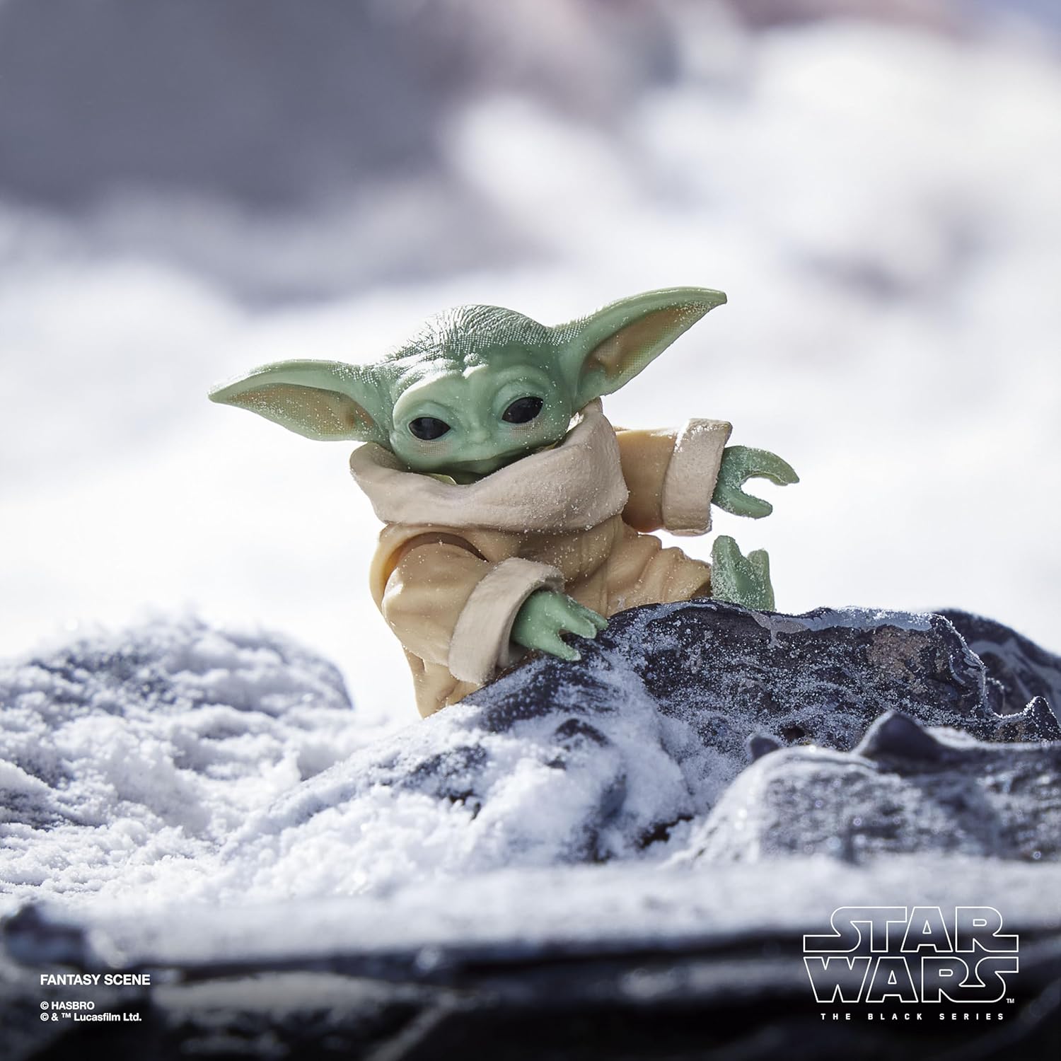 Star Wars The Black Series Der Mandalorianer & Grogu, Deluxe Action-Figurengeschenk zum Sammeln The Mandalorian & Grogu, Skala 15 cm
