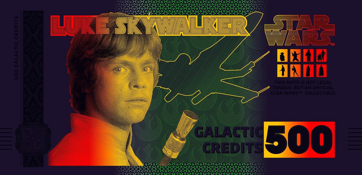 FANTASY CLUB Star Wars Original Luke Skywalker Trilogie | Offizielles Merchandising | Limitierte Auflage mit goldenem Hologramm und UV-Effekten