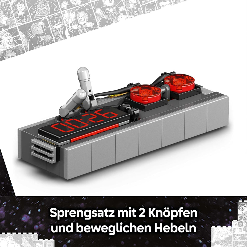 LEGO | Groot im Ravager-Outfit - Superhelden Spielzeug mit baubarer Figur für Rollenspiele - Kinder Konstruktionsspielzeug - Kreatives Geschenk für Jungen ab 10 Jahren, Mädchen und Filmfans - 76341