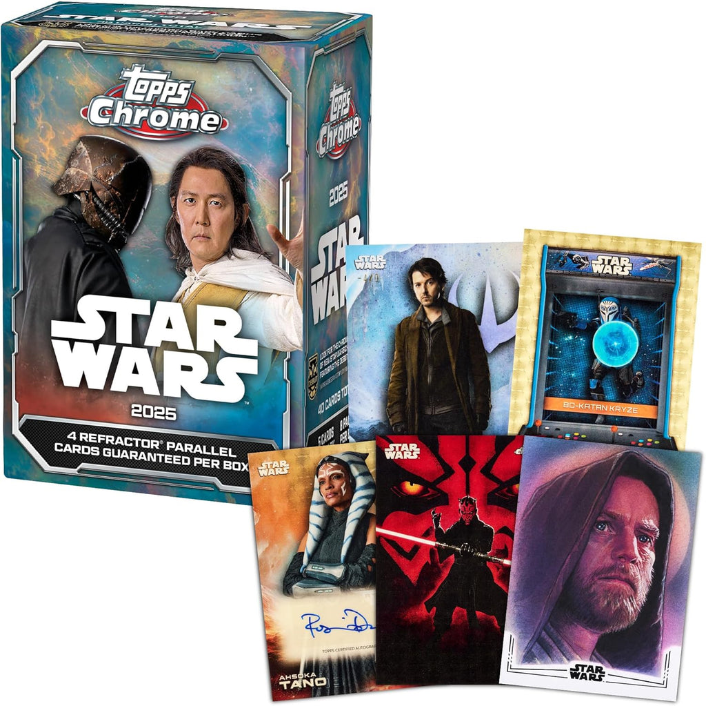 2025 Topps Chrome Star Wars - Factory Sealed - Value Box