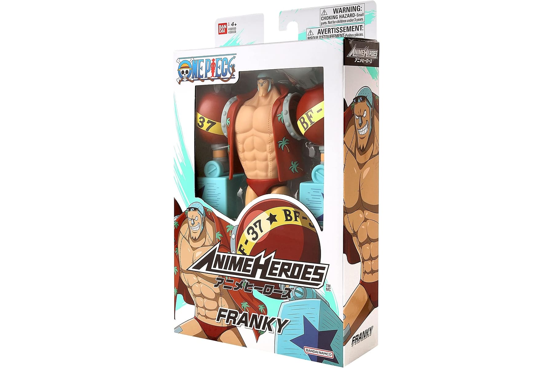 BANDAI – Anime Heroes – One Piece Figur – Lorenor Zorro 17 cm Three Sword Style – Offizielle Lizenz One Piece – Bewegliche Manga Figur Zorro 3 Schwerter – Spielzeug für Kinder ab 4 Jahren – 37052