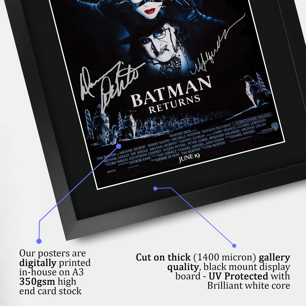 HWC Trading A3 FR The Batman Movie Poster Collection The Cast Signed Gift Printed Autograph Film Gifts Print Photo Picture Display