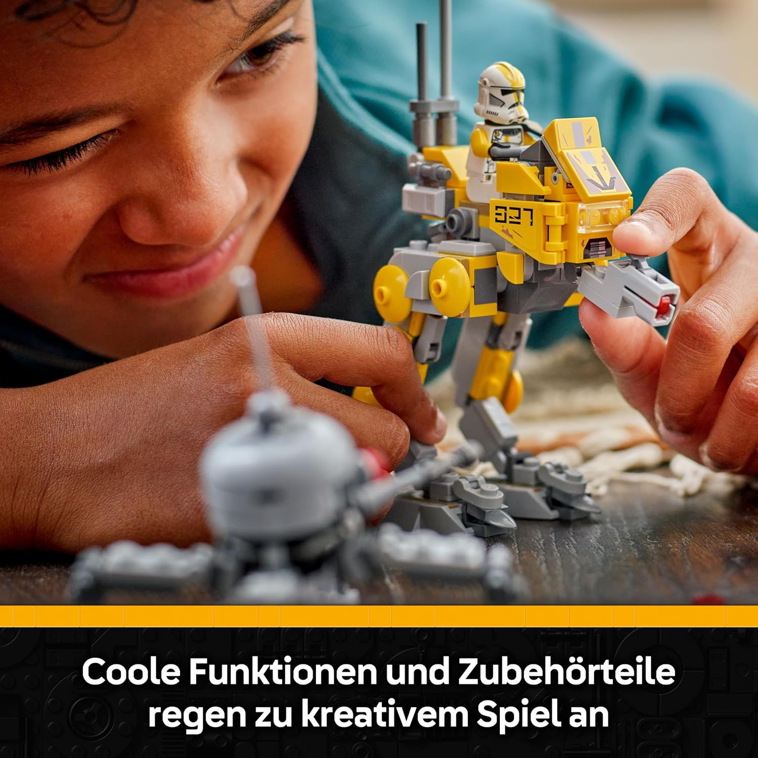 LEGO Star Wars Klonsoldaten des 327. Sternenkorps Battle Pack - Spielzeug für Kinder ab 7 Jahren - Minifiguren zum Bauen und Sammeln - Kreatives Geschenk für Jungen und Mädchen - 75431 | 258 Stück Sammlerspielzeug, 4 Minifiguren 3 Battle Droid Figuren & A