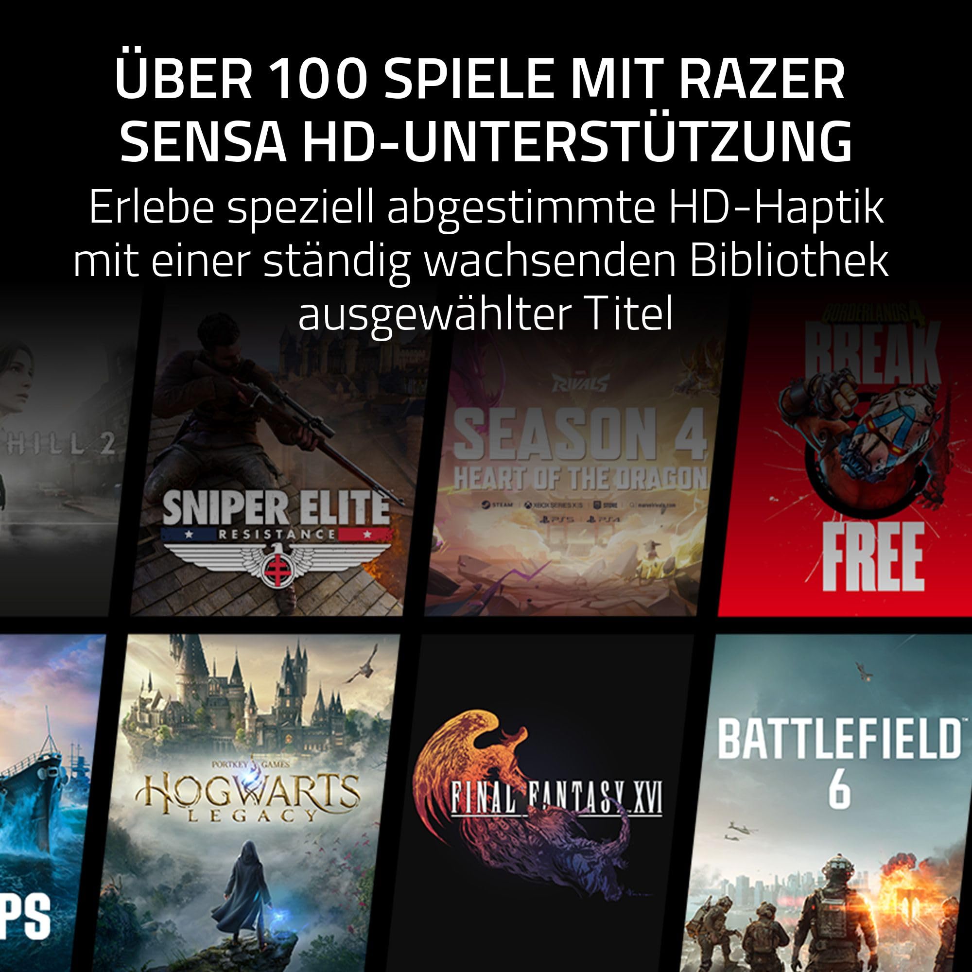 Razer Wolverine V3 Pro - Kabelloser Esports Controller für Xbox & PC (HyperSpeed Wireless, Mecha Tactile Action Buttons, Anti-Drift Hall Effect Analog Sticks, haptische Vibrationen) Schwarz
