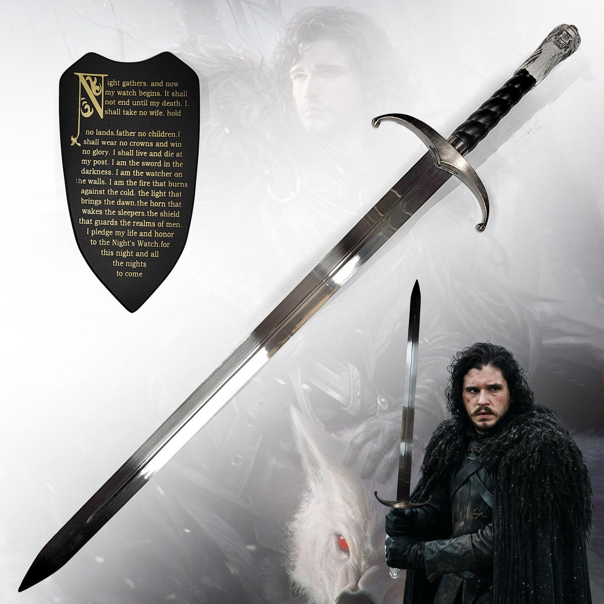Game of Thrones Schwert | Authentisches Stück aus der Welt von Westeros | Stahlschwert | Hochwertige Verarbeitung | Perfekt für Sammler und Fans von Game of Thrones