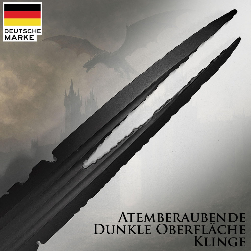 Der Herr der Ringe - LOTR Schwert, Filmschwert, echt, aus Stahl, Der Hobbit, Zauberer Merch, Aragorn Sword, Deko für Sammler und als Geschenk