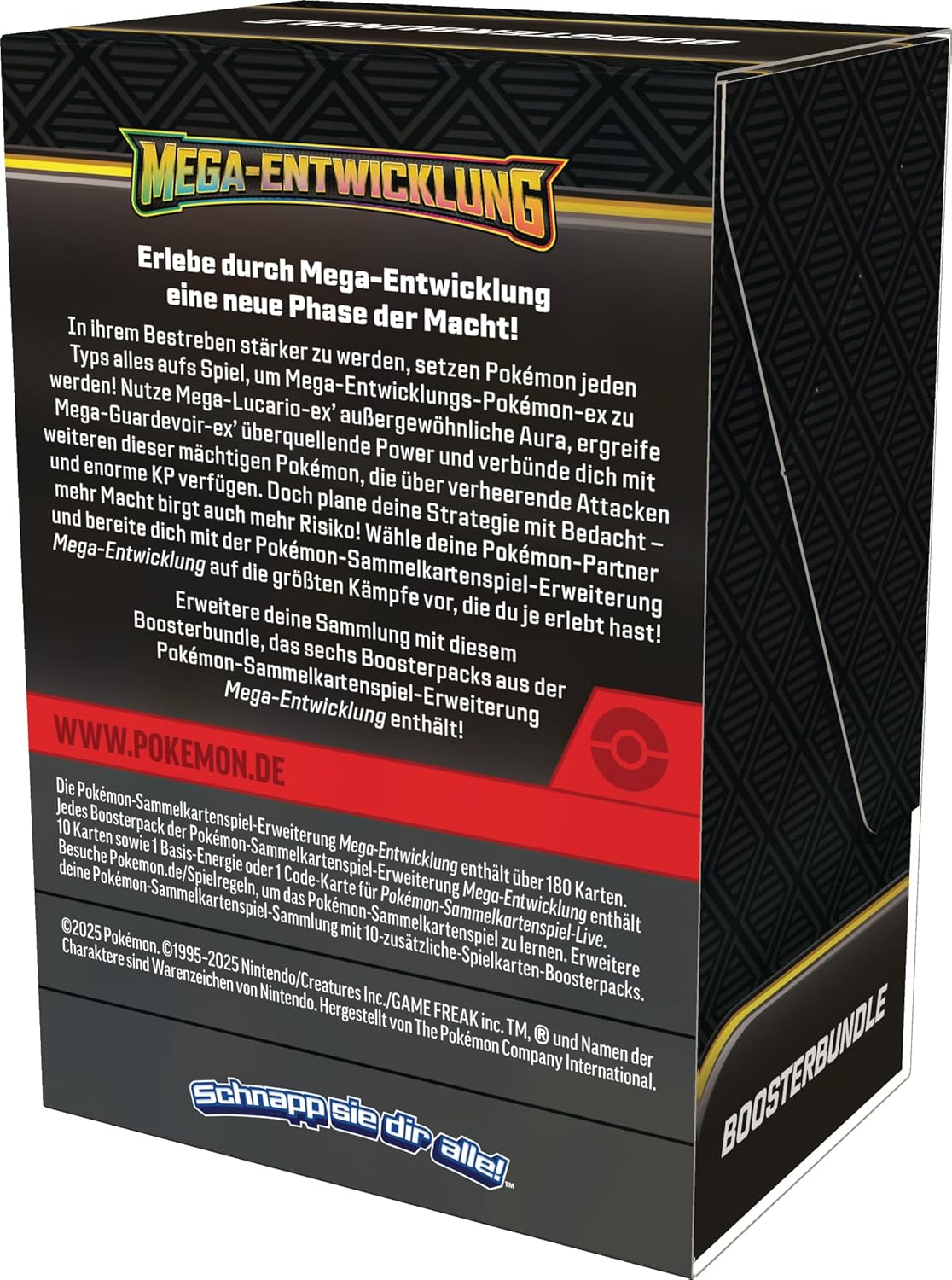 Pokémon-Sammelkartenspiel: Boosterbundle Mega-Entwicklung (6 Boosterpacks)