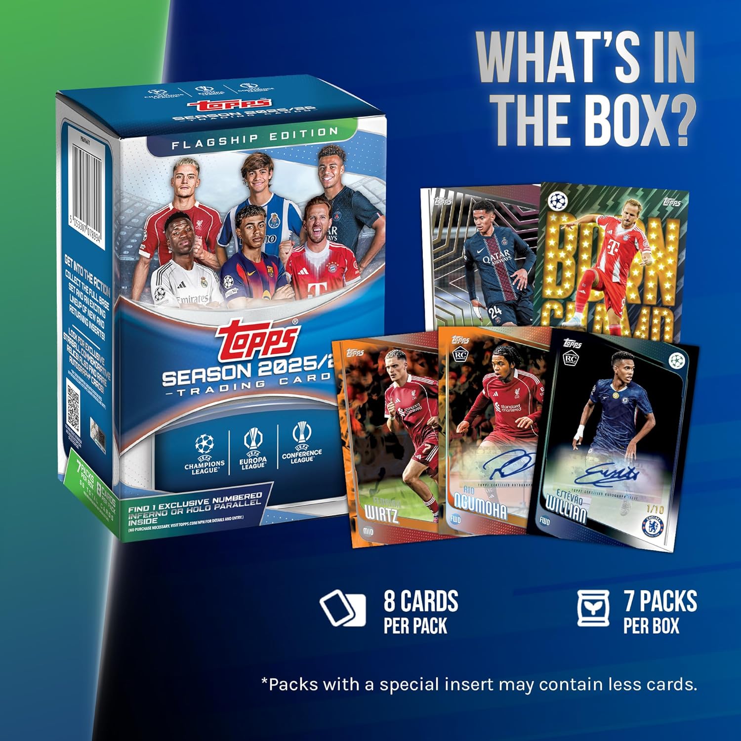 2025-26 Topps UEFA Club Competitions Soccer - Factory Sealed - Value Box