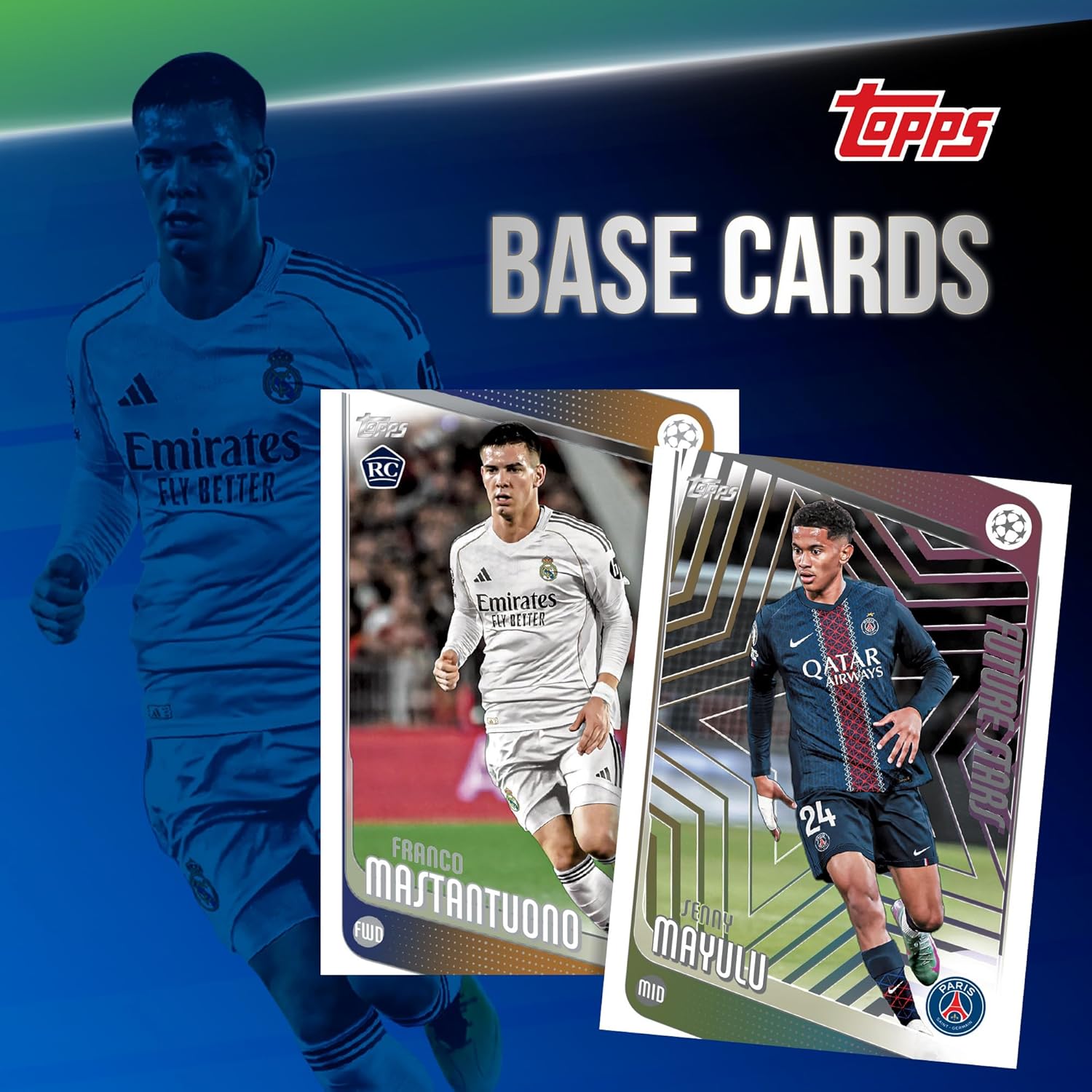 2025-26 Topps UEFA Club-Wettbewerbe Fußball – Fabrikversiegelt – Vorteilsbox