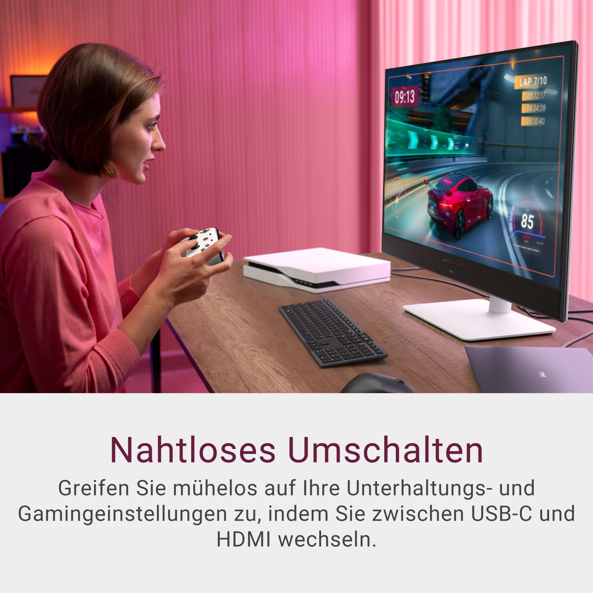 Dell 34 Plus USB-C Monitor - S3425DW, WQHD (3440x1440), 120Hz, VA, 1ms