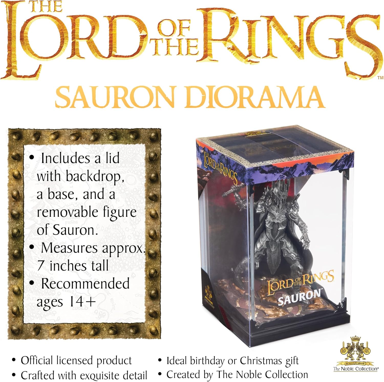 Noble Sauron Der Herr Der Ringe Statue 17Cm
