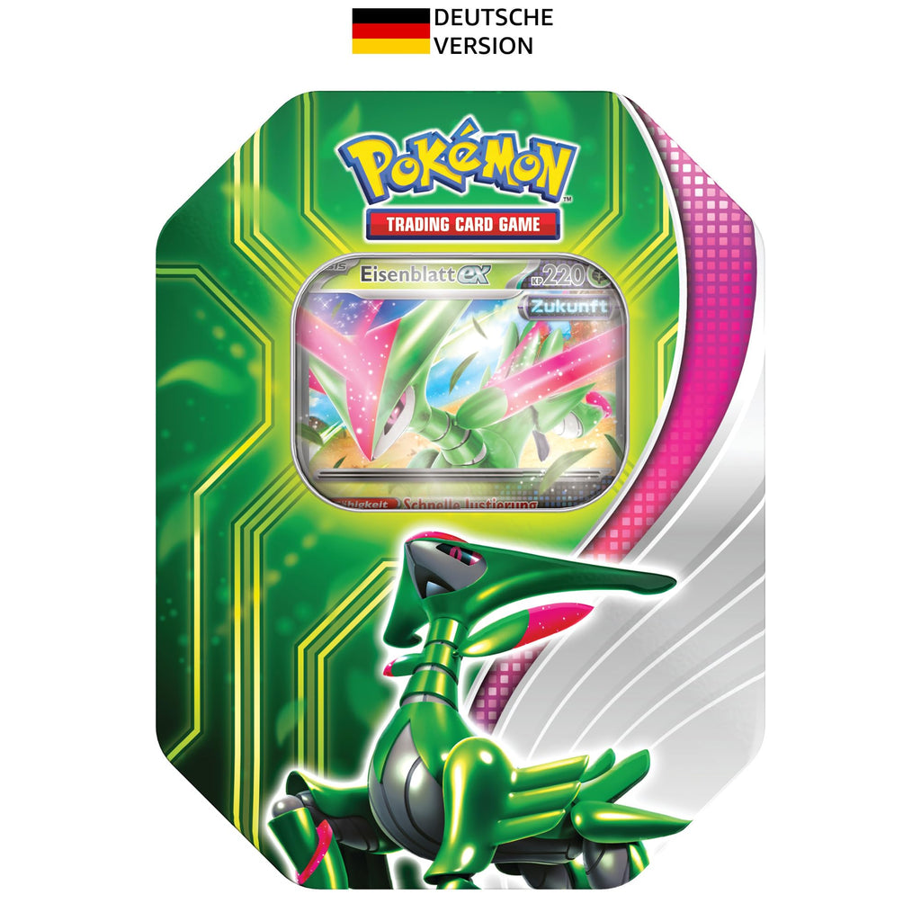 Pokémon-Sammelkartenspiel: Tin-Box Paradoxclash: Windewoge-ex (1 holografische Promokarte & 4 Boosterpacks)