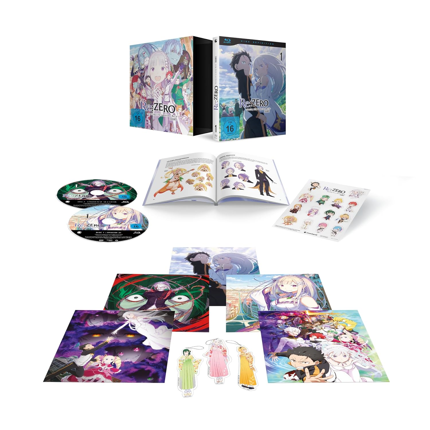 Re:ZERO - Starting Life in Another World - Staffel 3 - Vol.1 - [Blu-ray] mit Sammelschuber