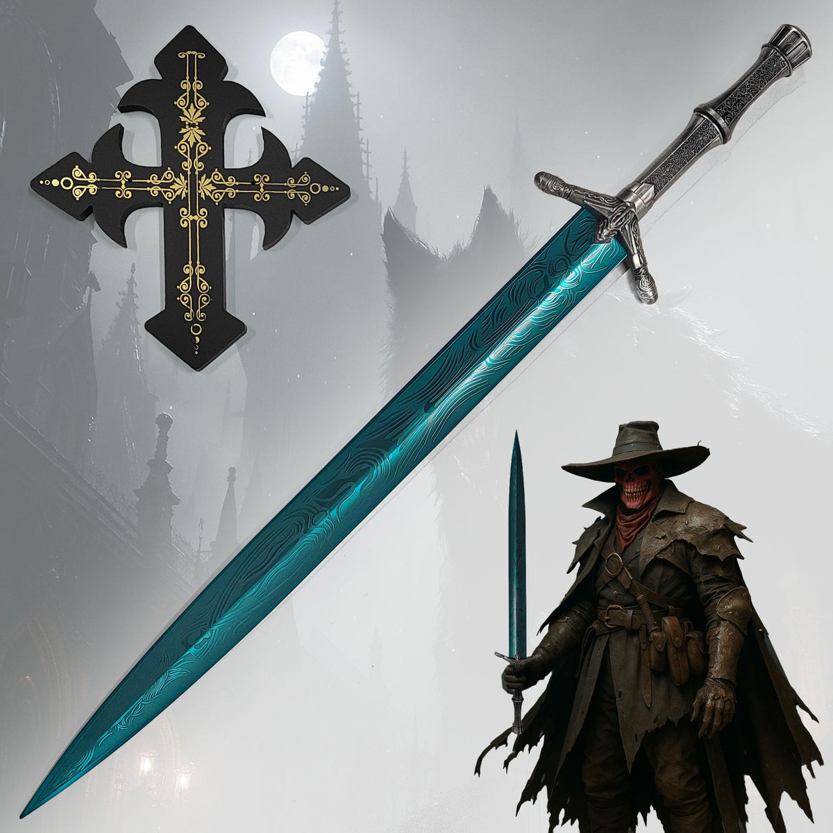 Elden Ring Schwert & Katana Repliken | Gamer Sword | Sammlerschwert & Cosplay Gamer Merch Zubehör Spiel | Fans und Cosplay