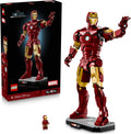 LEGO | Marvel Iron Man Mark 3 Sammleredition - Avengers Bauset für Erwachsene - Modellbau mit Minifigur, Ständer und Namensschild - Kreatives Geschenk für Männer, Frauen und Allen Fans - 76344