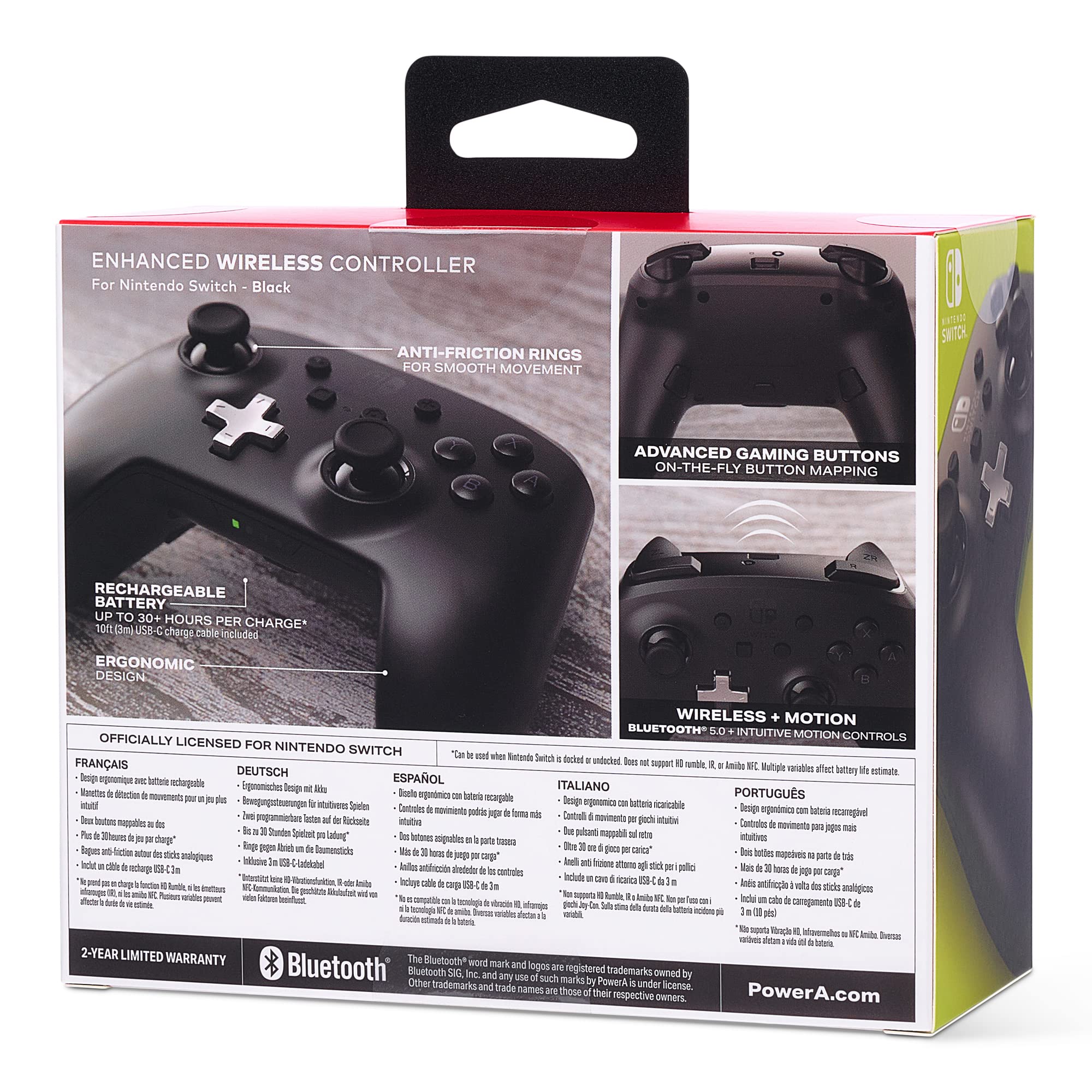 PowerA Enhanced Wireless Controller for Nintendo Switch - Peely, Fortnite, Nintendo Switch - OLED Model, Nintendo Switch Lite, Gamepad, Game Controller, Bluetooth Controller, Officially Licensed