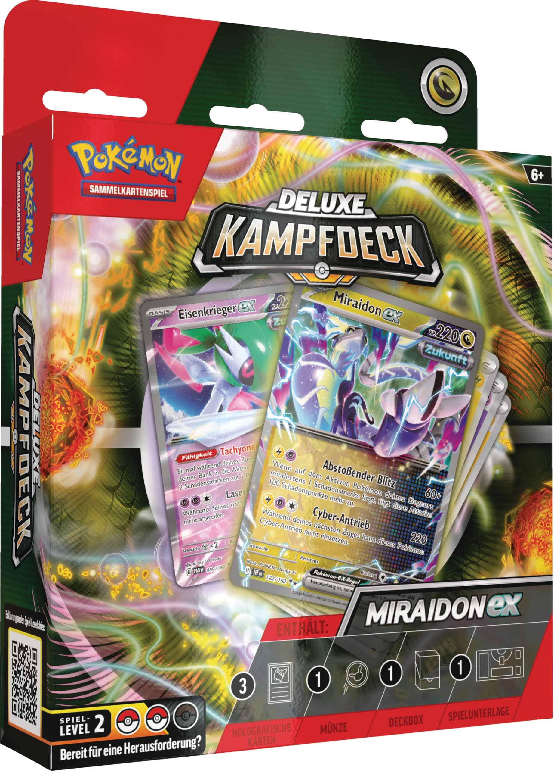 Pokémon-Sammelkartenspiel: Deluxe-Kampfdeck Zapdos-ex (sofort spielbares Deck mit 60 Karten & Zubehör)