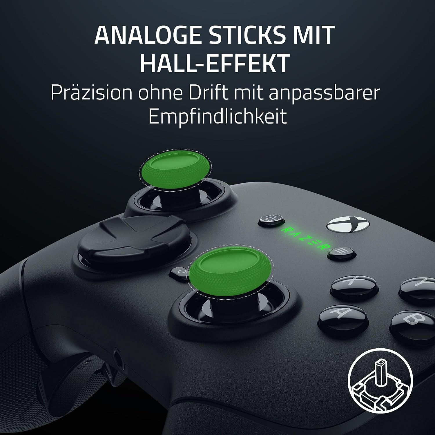 Razer Wolverine V3 Pro - Kabelloser Esports Controller für Xbox & PC (HyperSpeed Wireless, Mecha Tactile Action Buttons, Anti-Drift Hall Effect Analog Sticks, haptische Vibrationen) Schwarz