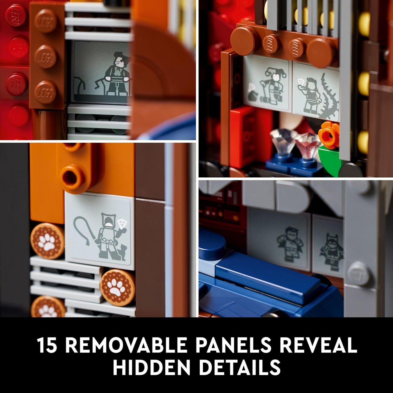Lego DC Batman - The Animated Series Gotham City Build and Display Adult Set with Minifigures, DC Collectible Gift for Fans of Superhero Action and Adventure Movies, 76271