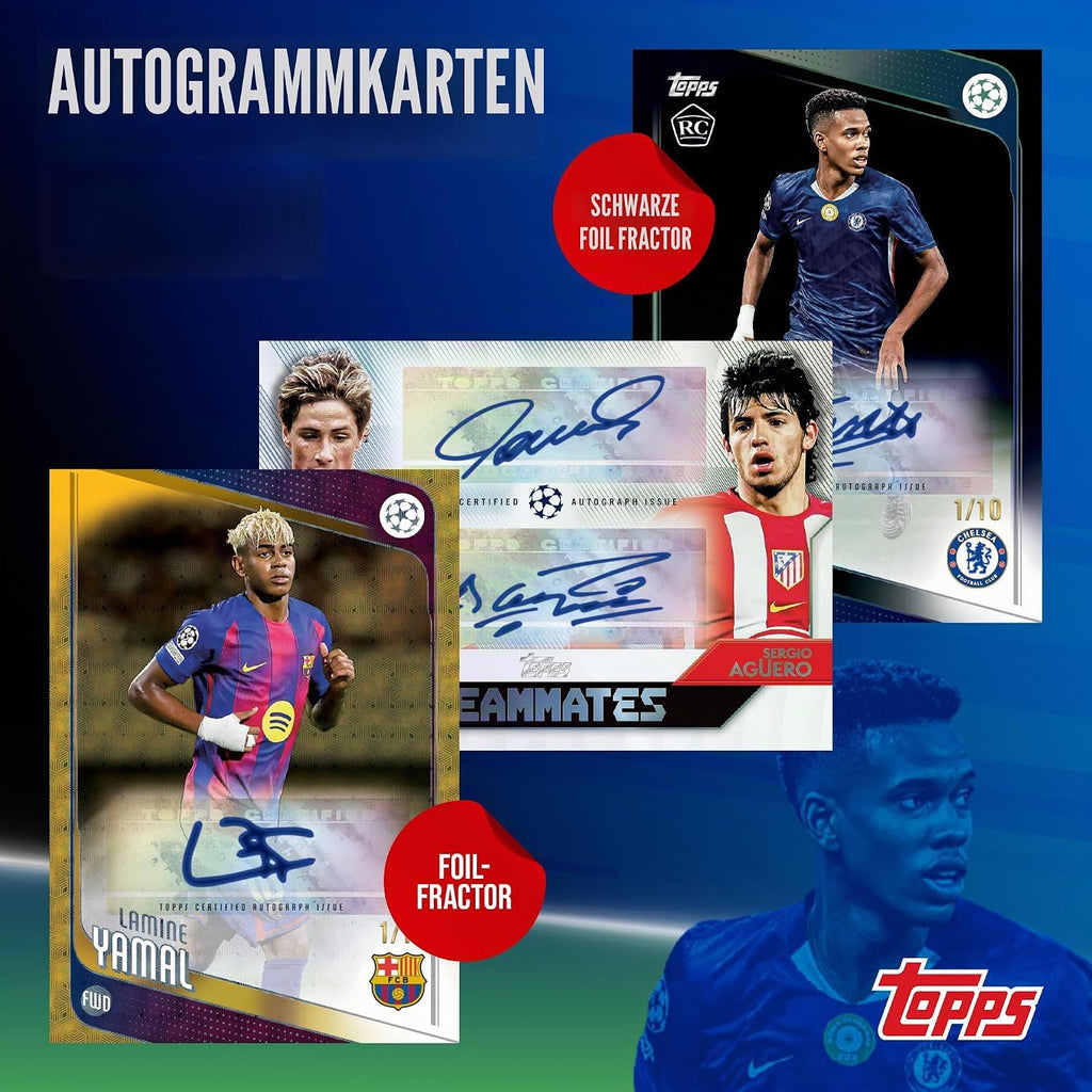2025-26 Topps UEFA Club Competitions Soccer - Factory Sealed - Value Box