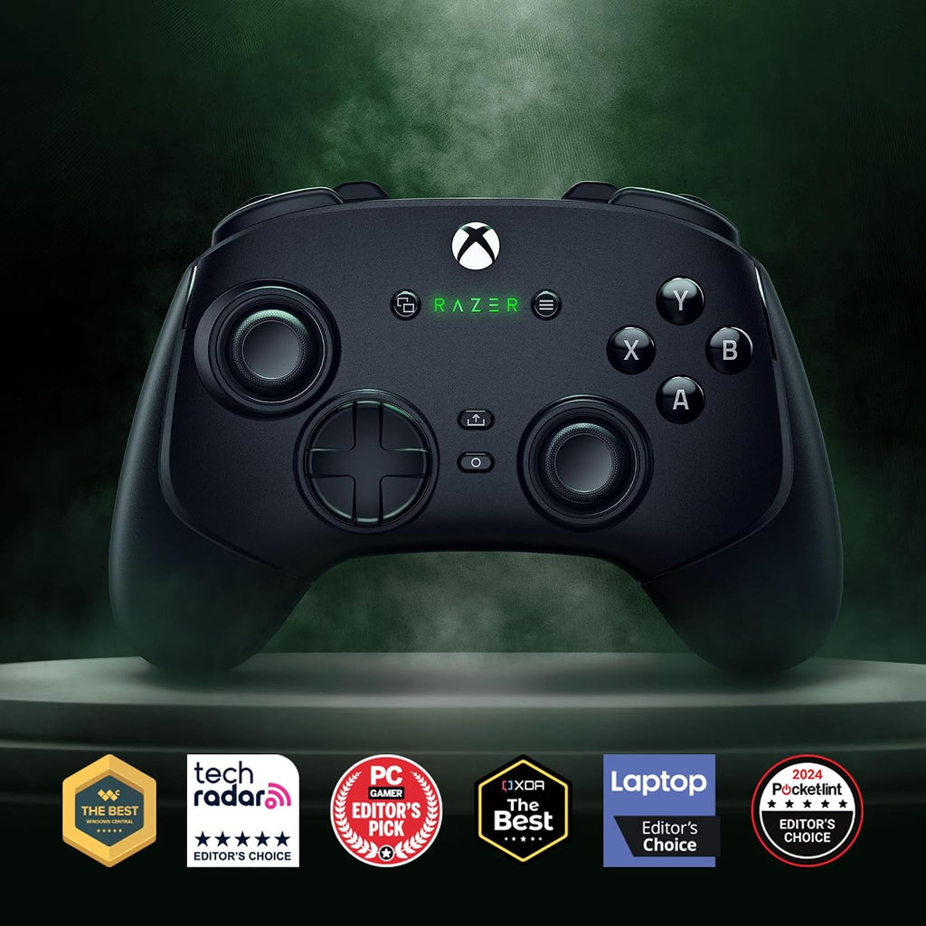 Razer Wolverine V3 Pro - Kabelloser Esports Controller für Xbox & PC (HyperSpeed Wireless, Mecha Tactile Action Buttons, Anti-Drift Hall Effect Analog Sticks, haptische Vibrationen) Schwarz