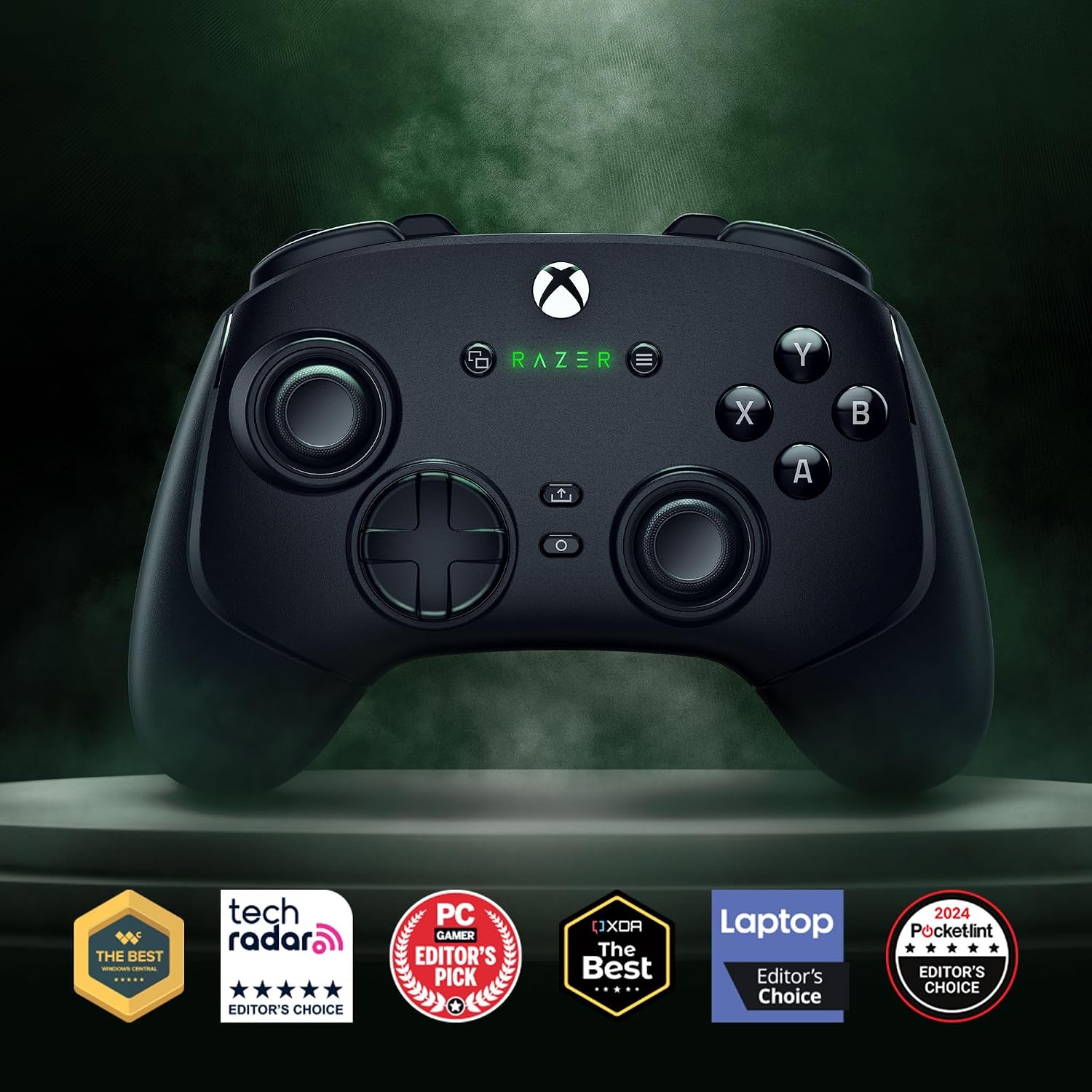 Razer Wolverine V3 Pro - Kabelloser Esports Controller für Xbox & PC (HyperSpeed Wireless, Mecha Tactile Action Buttons, Anti-Drift Hall Effect Analog Sticks, haptische Vibrationen) Schwarz