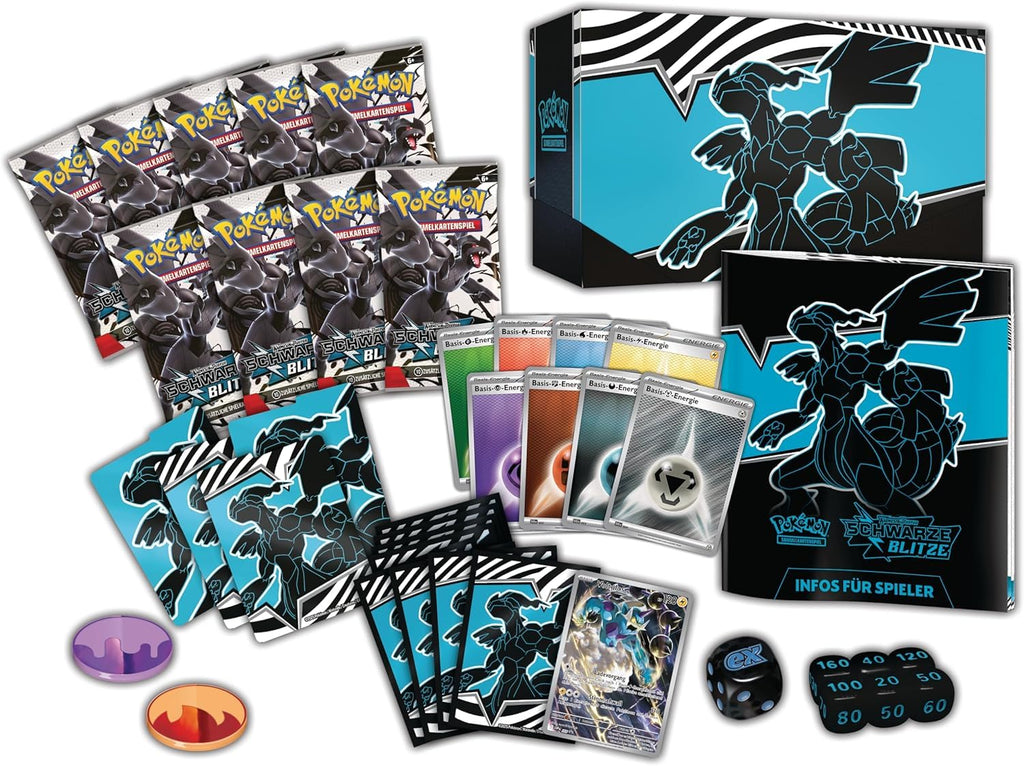 Pokemon Mega Entwicklungen Dunkelnacht – Top Trainer Box TTB - Deutsch NEU & OVP und BB-Toy-Trades-Toploader