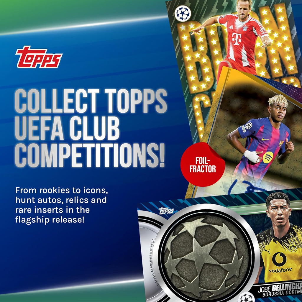 2025-26 Topps UEFA Club Competitions Soccer - Factory Sealed - Value Box