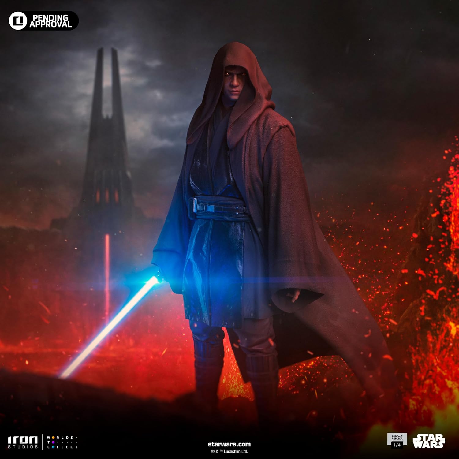 Iron Studios Statue Anakin Skywalker Star Wars Legacy Replik 1/4 59 cm