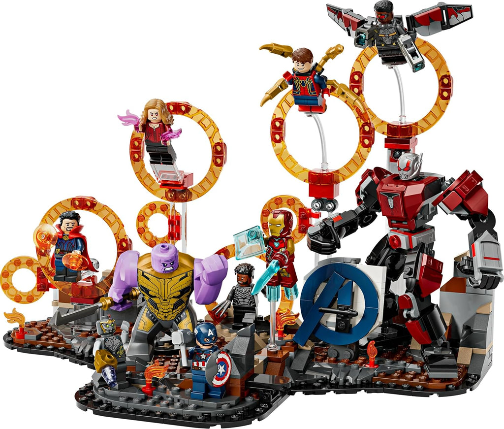 LEGO ǀ Marvel Avengers: Endgame Letzter Showdown - Bauspielzeug mit 10 Minifiguren, darunter Captain America, Iron Man, Black Panther & Dr. Strange - Kreatives Geschenk für Jungen und Mädchen 76323