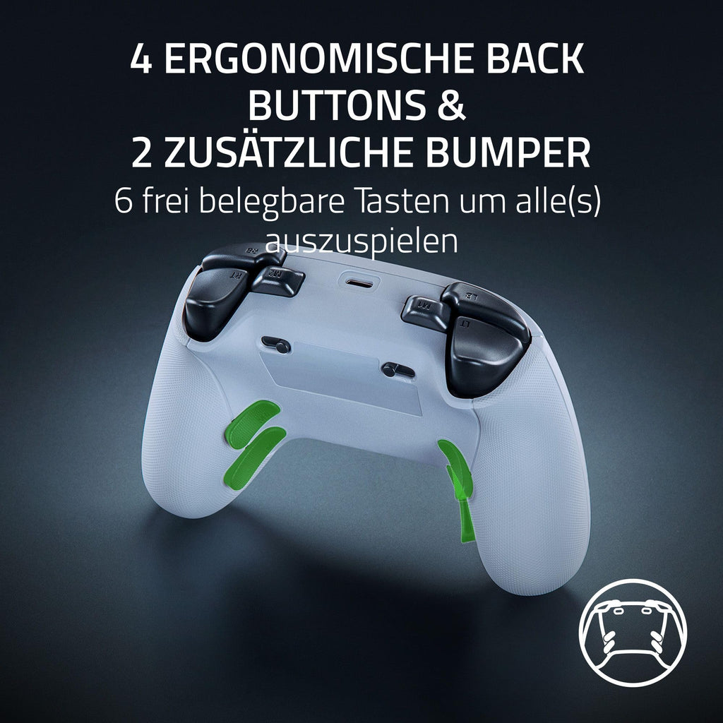Razer Wolverine V3 Pro - Kabelloser Esports Controller für Xbox & PC (HyperSpeed Wireless, Mecha Tactile Action Buttons, Anti-Drift Hall Effect Analog Sticks, haptische Vibrationen) Schwarz