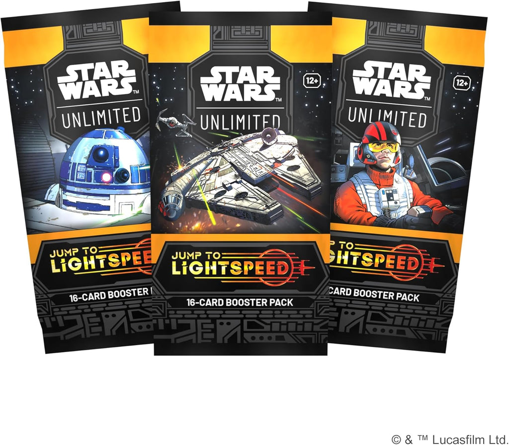 Fantasy Flight Games - Star Wars: Unlimited TCG Jump to Lightspeed Booster Display (24 Booster Packs) - Trading Card Game für Kinder und Erwachsene, Alter 12+, 2+ Spieler, 20 Minuten, Englisch