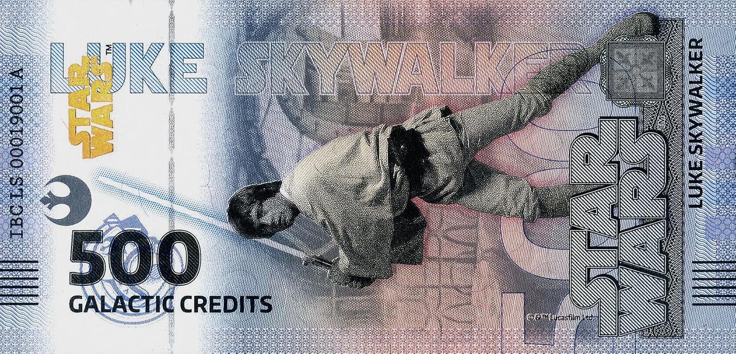 FANTASY CLUB Star Wars Original Luke Skywalker Trilogie | Offizielles Merchandising | Limitierte Auflage mit goldenem Hologramm und UV-Effekten