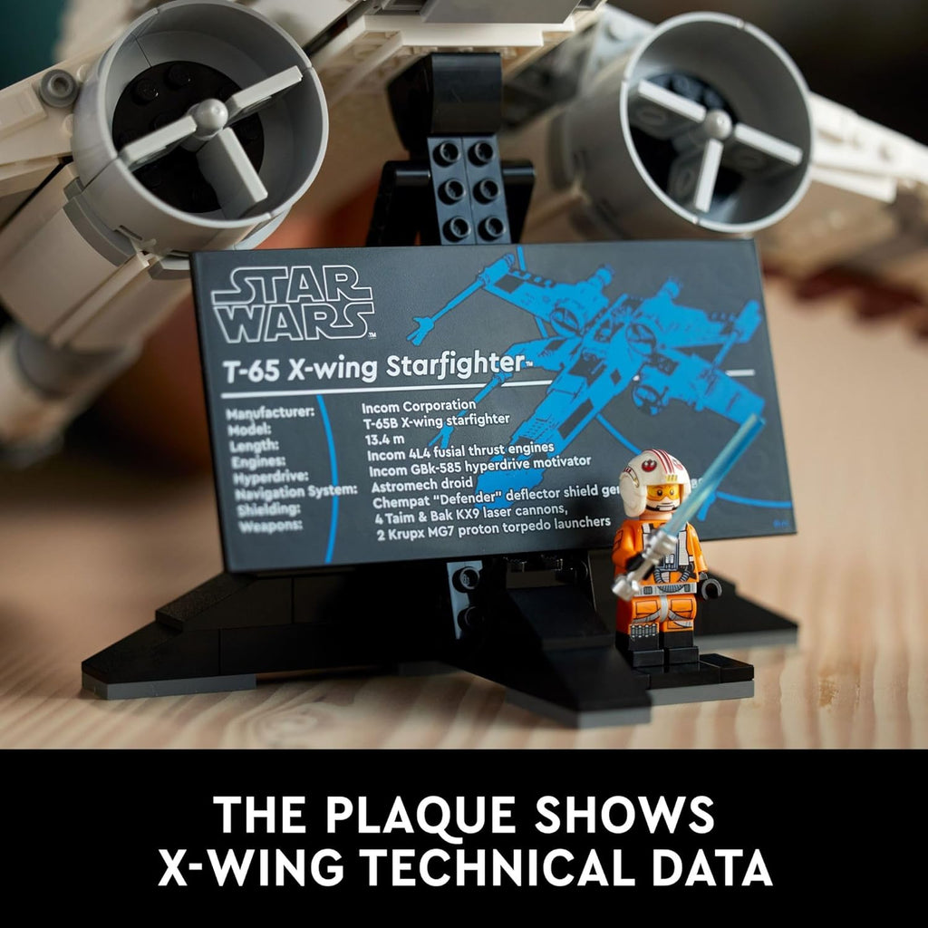 LEGO Star Wars Ultimate Collector Series X-Wing Starfighter 75355 | Bauset für Erwachsene, Star Wars Sammlerstück zum Bauen und Ausstellen mit Luke Skywalker Minifigur