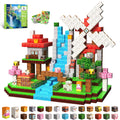 Magnetische Bausteine Bauspielzeug 100 Pcs Magnetbausteine für Kinder Montessori Kreative Spielzeug ab 3 4 5 6 7 8 9 10 Jahre Junge und Mädchen Magnetic Blocks Geschenke für Kinder （Wald）