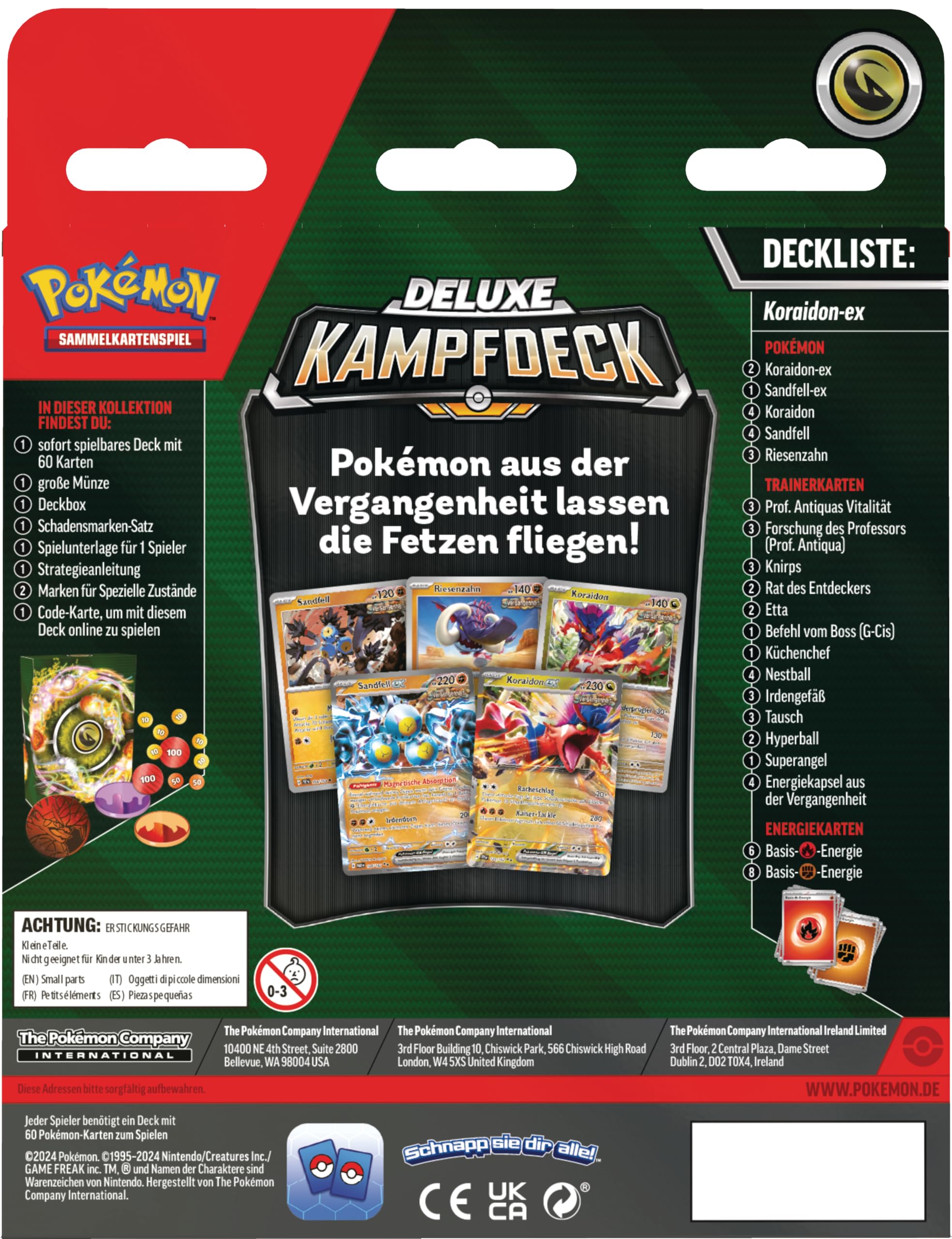Pokémon-Sammelkartenspiel: Deluxe-Kampfdeck Zapdos-ex (sofort spielbares Deck mit 60 Karten & Zubehör)